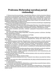 Prahrama Biełaruskaj narodnaj partyji (sialanskaj)