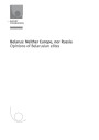 Belarus: Neither Europe, nor Russia. Opinions of Belarusian elites. E-edition