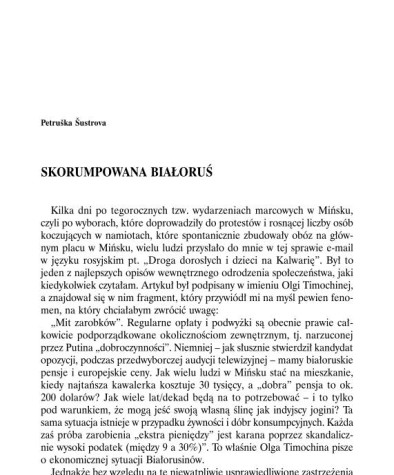 Skorumpowana Białoruś