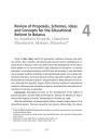 Review of Proposals, Schemes, Ideas and Concepts for the Educational Reform in Belarus