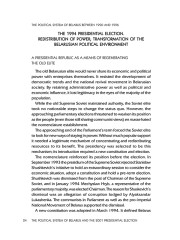 The 1994 Presidential Election. Redistribution of Power; Transformation of the Belarusian Political Environment