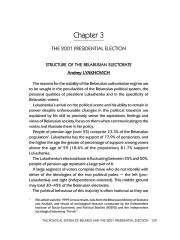 Structure of Belarusian Electorate