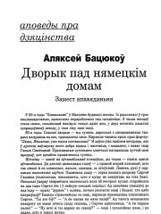 Дворык пад нямецкім домам. Замест апавяданьня