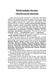 Biełaruskija chormy chryščonych imionau