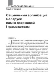 Сацыяльныя арганізацыі Беларусі: паміж дзяржавай і грамадствам