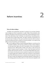 Reform Incentives