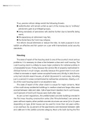 Social Services Sectoral Reforms: Causes and Rationale (Housing)