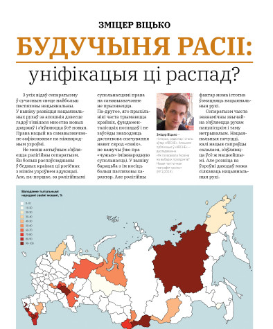 Будучыня Расіі: уніфікацыя ці распад?
