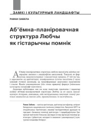 Аб’ёмна-планіровачная структура Любчы як гістарычны помнік 